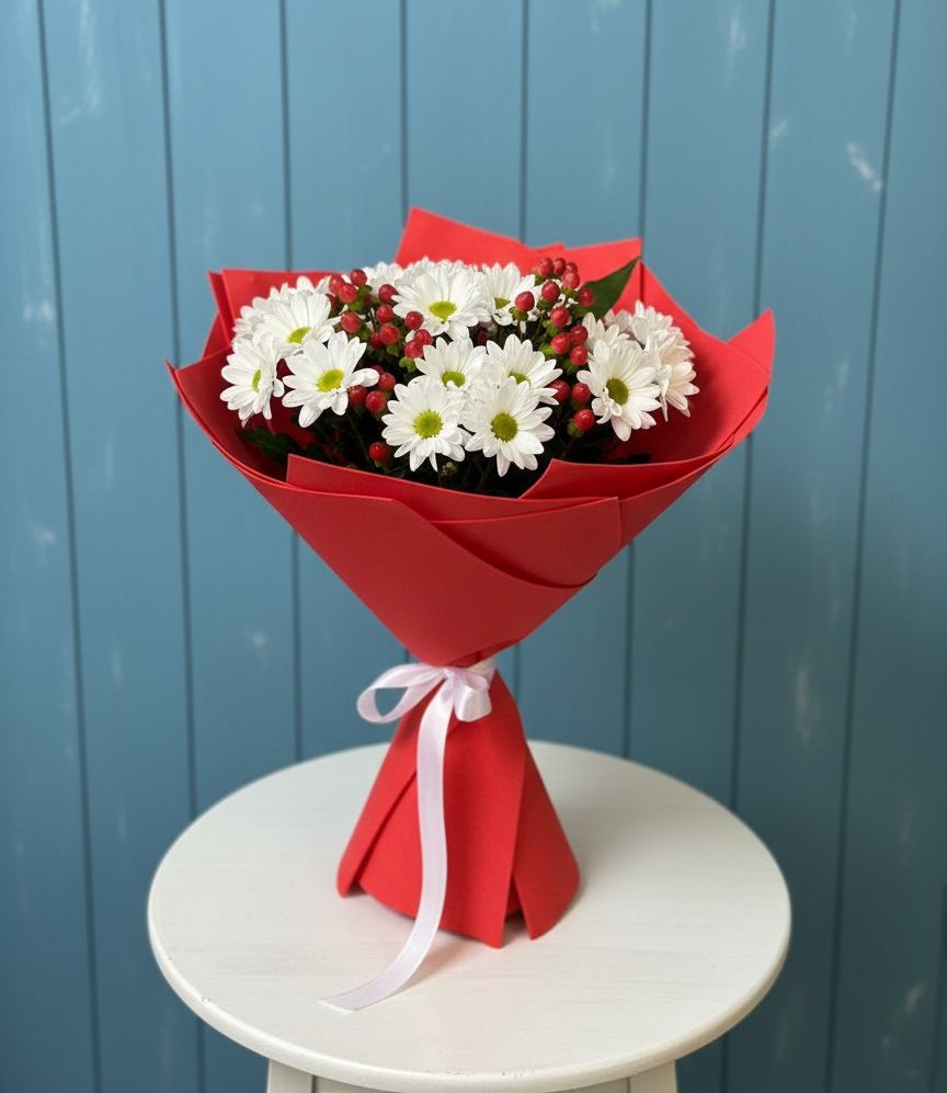 Букет цветов из: Хризантемы в Болохово