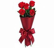 Букет 5 Красных роз Эдлесс Лав в Болохово