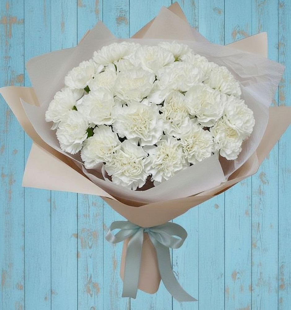 Букет цветов из: Гвоздики в Болохово