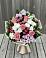 Букет цветов из: Альстромерии, Гвоздики, Розы и Хризантемы в Болохово