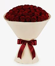 Букет 101 Бордовая роза Блэк Бакарра в Болохово