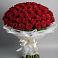 Букет 101 Красная роза Блэк Мэджик в Болохово