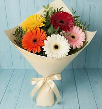 Букет цветов из:  Герберы в Болохово