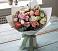 Букет цветов из: Розы, Лизиантусы и Гвоздики в Болохово