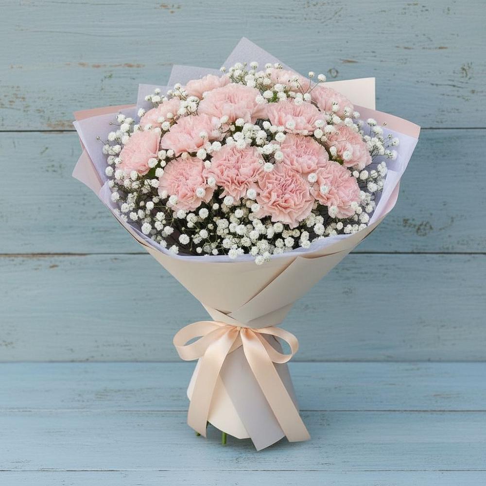 Букет цветов из: Гвоздики в Болохово