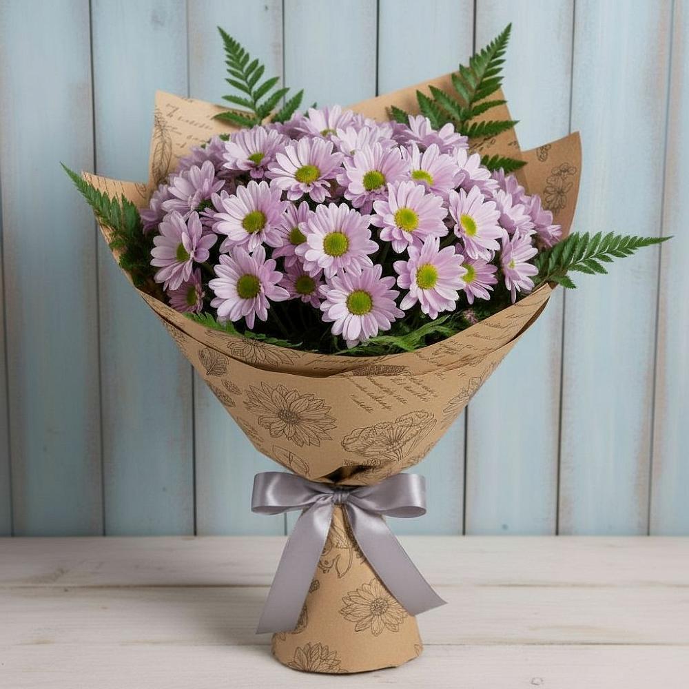Букет цветов из: Хризантемы в Болохово