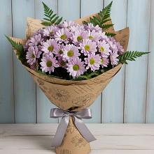 Букет цветов из:  Хризантемы #REPLACE_PRED# Болохово