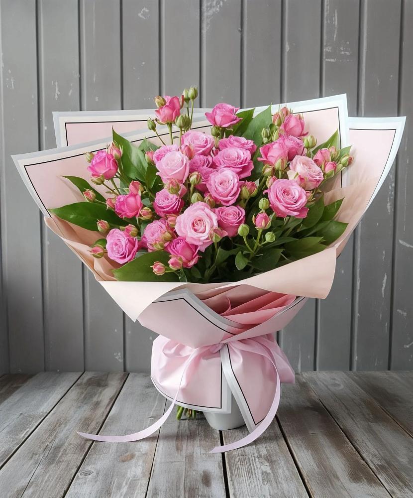 Букет Розовый кустик в Болохово