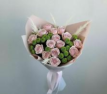 Букет цветов из:  Розы и Хризантемы в Болохово
