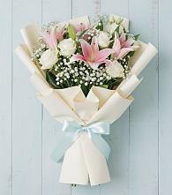 Букет цветов из:  Лилии в Болохово